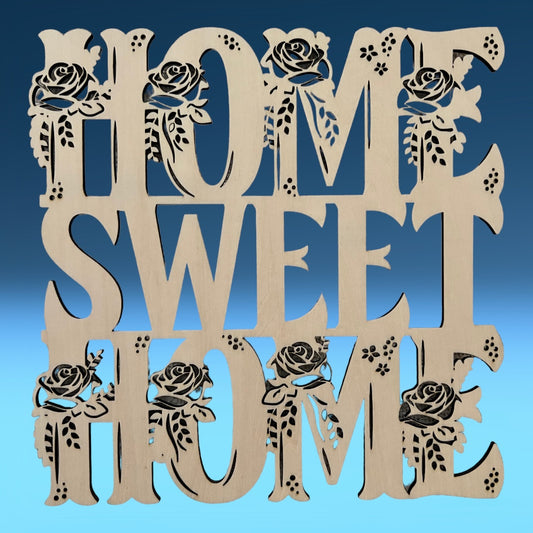 Gravure Décoration - Home Sweet Home