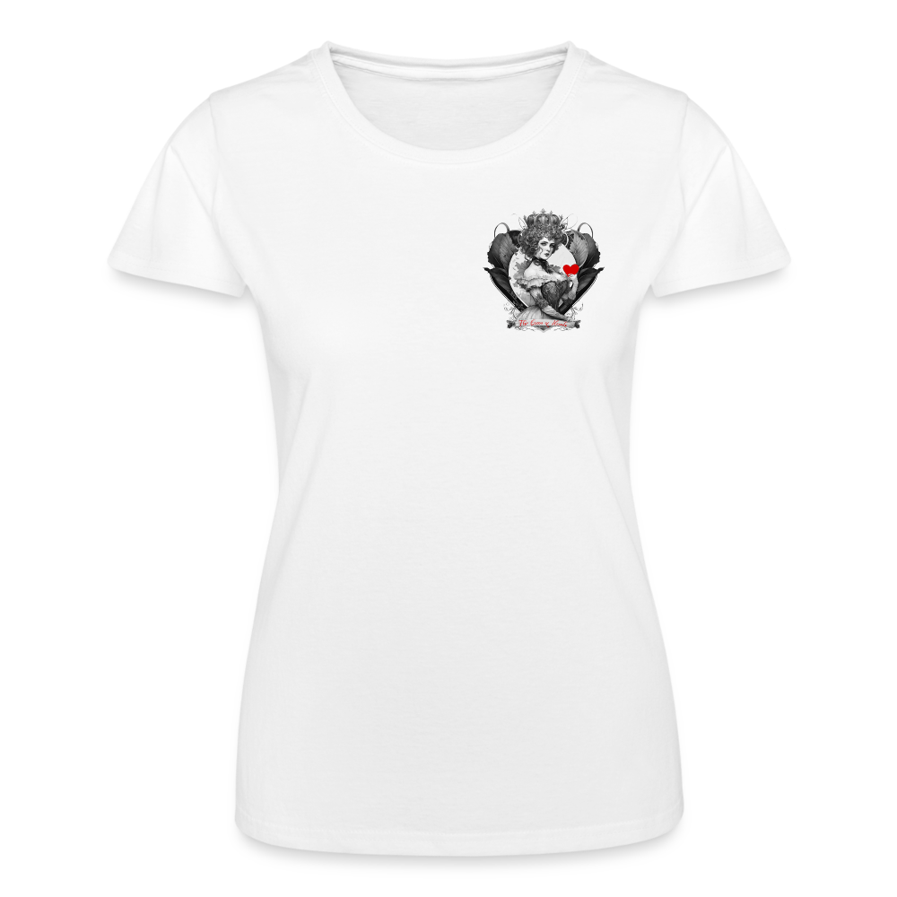 T-shirt Femme - La reine de coeur - blanc