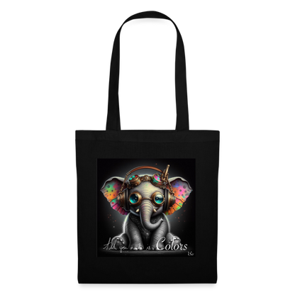 Tote Bag - Collection Black is a color - Bob - noir